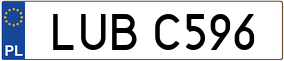 Truck License Plate